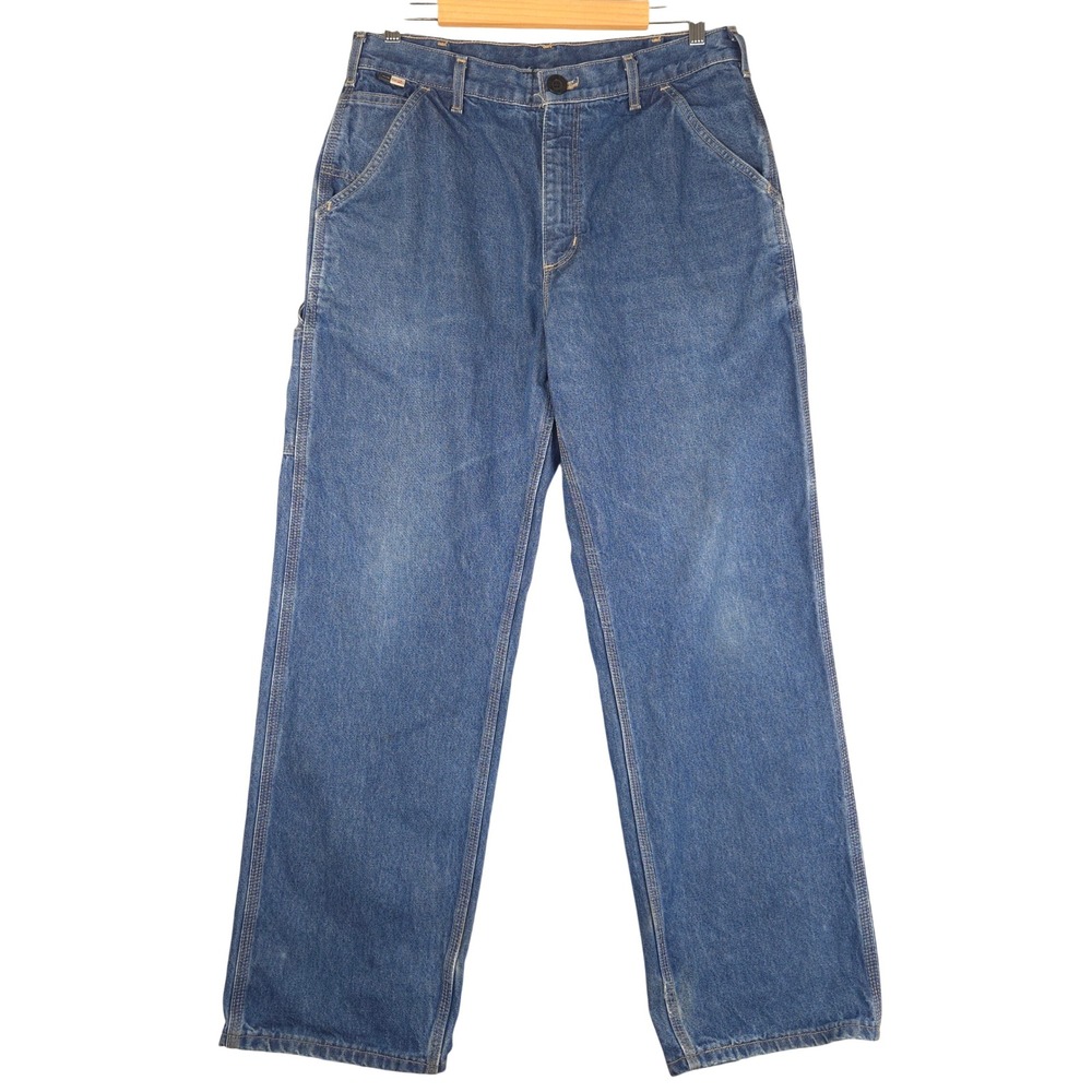 Carhartt FRB13-DNM Flame Resistant FR Work Jeans Blue Denim 34x32 Original READ